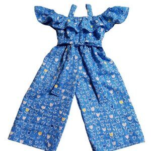 Troy x London girls blue floral print jumper Size 3T